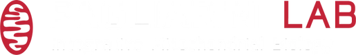 Pagliarini Lab logo, featuring a red mitochondria